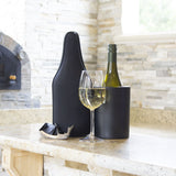 Elegant Cloth Wine Tote and Chiller Set CaddyO