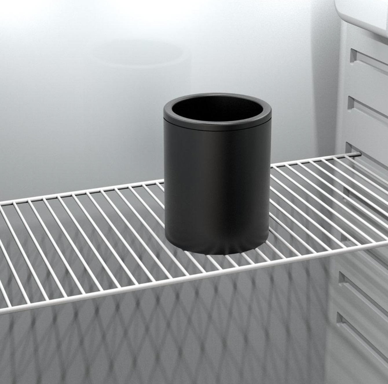 Iceless wine chiller with non-toxic chilling gel by CaddyO inside freezer