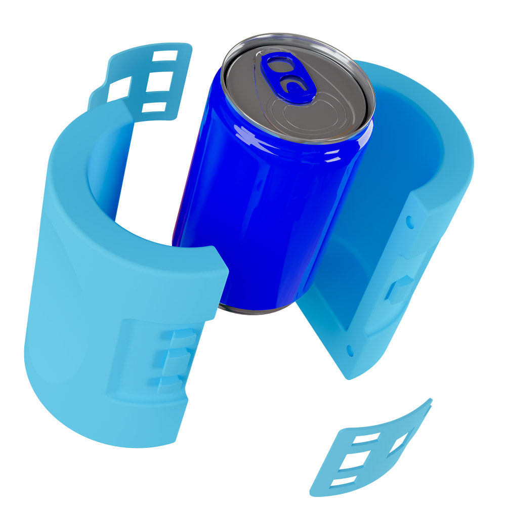 iCube Wrapsulator Regular with a blue can inside on a white background