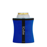 Blue iCube Wrapsulator instant chiller for regular 12oz canned beverages by CaddyO