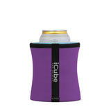 Purple iCube Wrapsulator instant chiller for regular 12oz canned beverages by CaddyO